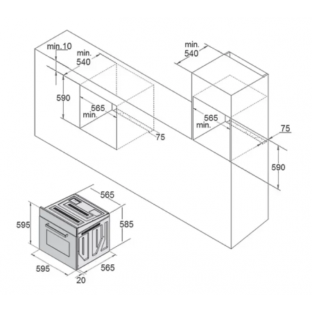 Cuptor Fabiano FBOR 41 Ivory A-25